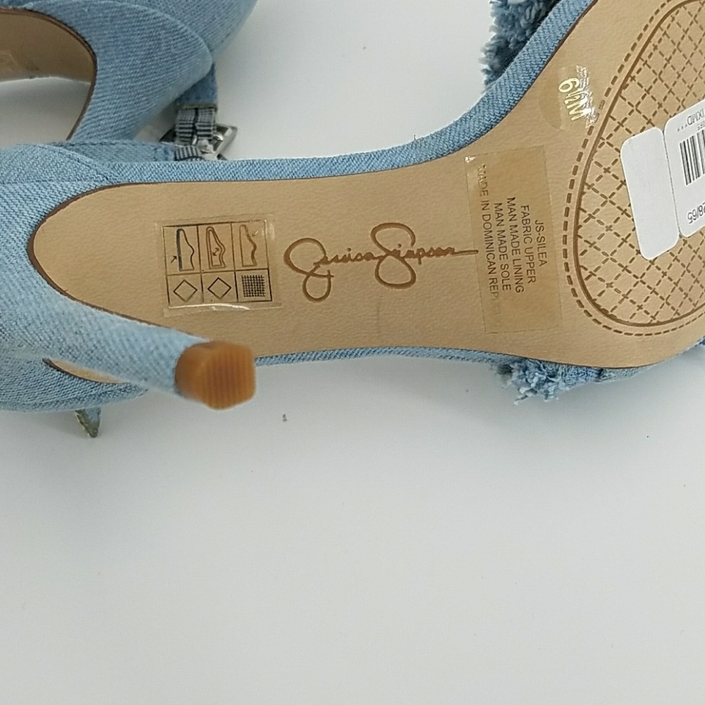 Jessica Simpson Silea Sandals, Vintage Blue - Picture 4 of 5